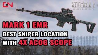 Stalker 2 Mark I EMR with 4x ACOG Scope - Best Sniper Rifle Location