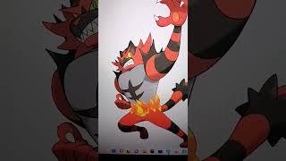 litten evolutionary line #pokemon #litten  #torracat #incineroar #enemy #imaginedragons #gen7