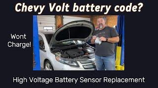 Chevy Volt High Voltage battery charge code-coolant sensor