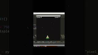 make game using pygame + python #python #code #programming #coding #pygame