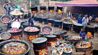 BIGGEST VILLAGE Marriage CEREMONY in Afghanistan | Mega Kabuli Pulao for 10000+ People