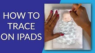 Step by Step, how to trace an image from your iPad Pro. Stop the frustration of having things move!