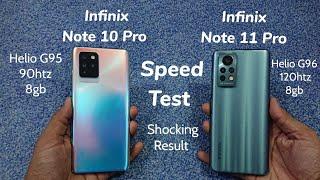 Infinix Note 11 Pro Vs Infinix Note 10 Pro - Speed Test