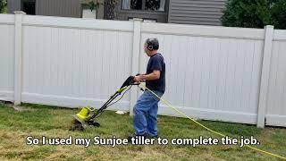 Sun Joe 13.5 Amp Electric Tiller Demo 3