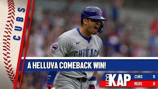 REKAP: ️ Chicago Cubs 11-8 win over Cincinnati Reds. ‘A helluva comeback win!’