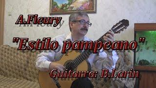 A.Fleury "Estilo pampeano"