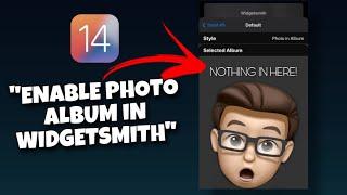 iOS 14 Home Screen Setup | How To Enable Photo Album In Widgetsmith