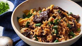 Sizzling Beef Steak Fried Rice