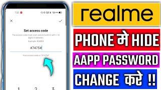 realme hide apps password change Karen || how to change realme hide password