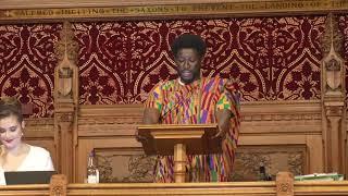 Nana Kwame Bediako's Speech at the UK Parliament. [Full Video]