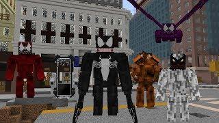 Venom/Symbiotes Mod (Legends Minecraft Mod) Sum 6.0 Suit Showcase Part 1