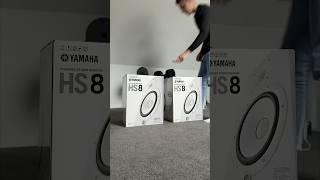 Yamaha HS8 MONITORING SPEAKERS UNBOXING