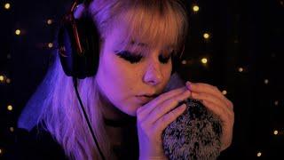 4 HOURS ASMR | cupped mic blowing, rain sounds, ocean brushing - no talking for deep sleep