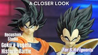 For S.H.Figuarts : Recustom Studio - The Historic First Battle Goku & Vegeta Third Party Headsculpt