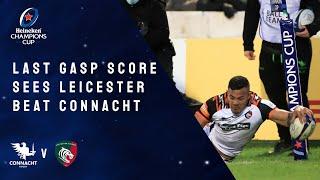 Highlights - Connacht Rugby v Leicester Tigers Round 3 │Heineken Champions Cup Rugby 2021/22