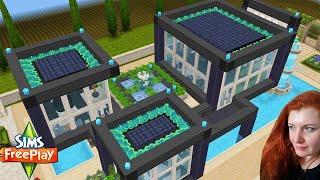 The Sims FreePlay дом с оригинальным дизайном & house with original design