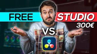 Free vs. Studio Davinci Resolve, lohnt es sich?