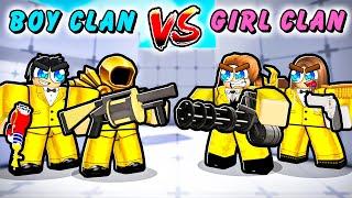 Girls vs Boys tournament in Roblox Rivals!