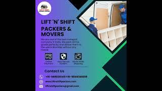 Trusted Transportation Company  in Bangalore|| Lift 'N' Shift Packers and Movers