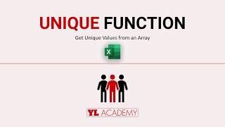 MS Excel - Unique Function (How to use) | Excel Formula