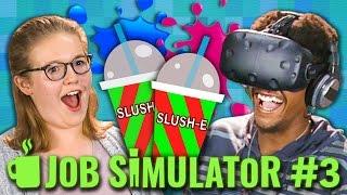 JOB SIMULATOR: STORE CLERK (HTC VIVE VR) (Teens React: Gaming)