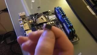 Replace the BIOS chip in a computer motherboard