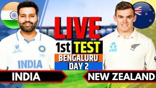 India vs New Zealand, 1st Test, Day 2 | IND vs NZ Live Match | Live Cricket Match Today, Session 2