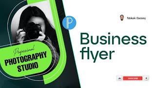 How to design a photography advert flyer in Pixellab | Pixellab Tutorial 2024