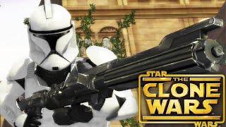 Star Wars: Battlefront (2004) Enhanced Gameplay Mod - Clone Troopers vs Battle Droids | Naboo Theed