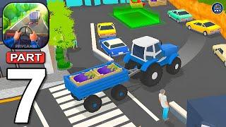 Vehicle Masters - Gameplay Walkthrough Part 7 Reach The Market With Tractor & Truck (Android, iOS)