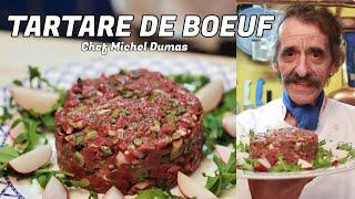 TARTARE DE BOEUF | Une recette facile et rapide idéal pour l'été servi comme dans les années 80 s