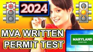 Maryland Permit Test 2024 | MVA Learners Permit Practice Test