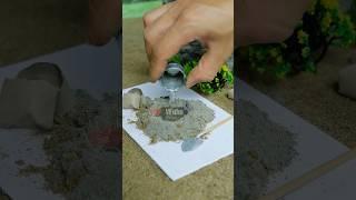The Step-by-Step Process of Roof Concrete Pouring #vfuho #diy #miniature #house
