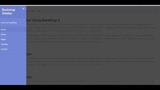 Angular 12 Bootstrap 5 Popup Sidebar Template Working Example