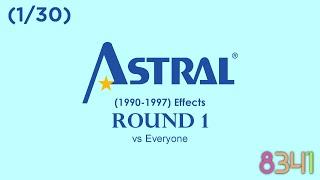 Astral Video (1990-1997) Effects Round 1 vs Everyone (1/30)