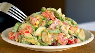 Eat this salad every day for dinner and in a month you will lose 30 kg of belly fat!