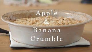 Tokyo Bakery! Quick and Easy Apple Banana Crumble