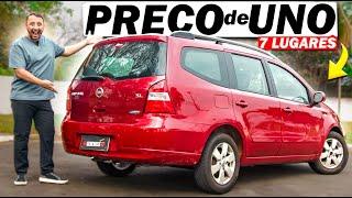 UM CARRO 7 LUGARES BARATINHO com PREÇO de UNO? Nissan Grand Livina