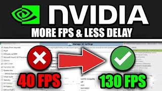 My Nvidia Control Panel settings for more FPS! - Tutorial