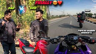 Papa v/s Beta On Kawasaki z900  | Finally Superbike Ride With Dad