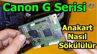 How to Remove Canon G Series Motherboard konusanservis 504 video