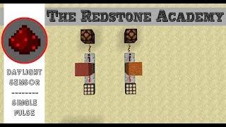 Redstone Academy - Daylight Sensor - Single Pulse