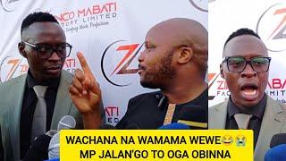 DRAMA AS MP JALAN'GO INTERUPTS OGA OBINNA'S INTERVIEW, EXCHANGE WORDS ON CAMERA ON HIS BIG BLESSING