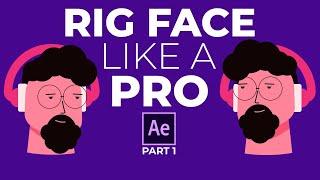 2D Face Rigging using Duik Angela in Adobe After Effects ||Character Rigging Course Part 1