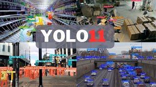 YOLO11 | Object Detection, Segmentation, Pose Estimation & Image Classification | Google Colab