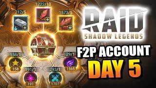 DON'T WASTE YOUR FORGE - F2P day 4-5 | Raid Shadow Legends