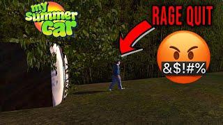 BUS DRIVER RAGE QUIT - My Summer Car Shots #11 | Radex