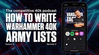 How To Write A Warhammer 40K Army List With Tabletop Titans