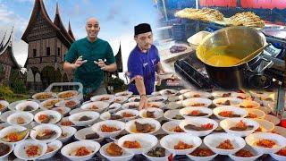 24 HOURS in PADANG - #1 HALAL Restaurant + SPICY Seafood + Sate Padang - Indonesian street food