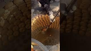Traditional Village Bread Baking in a Handmade Stone Oven